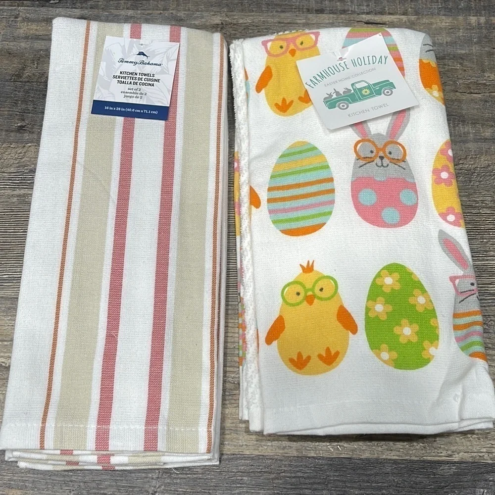 2 pack (5 towels) towels